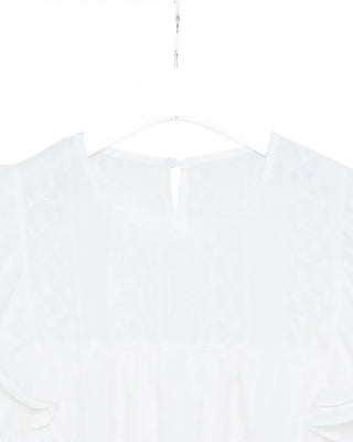 Frilled Punching Wing Blouse
