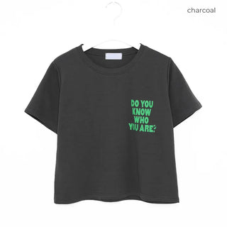 YOU ARE Lettering Short-Sleeve T-Shirt