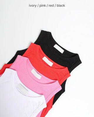 Slim-fit tank top