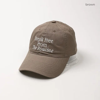 Lettering Stitch Cap