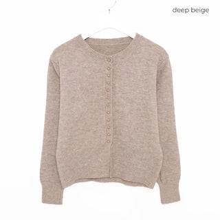 Gold button detail cardigan