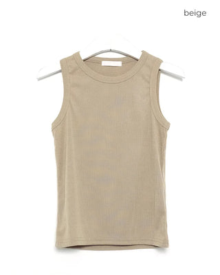 Rayon Blend Ribbed Tank Top