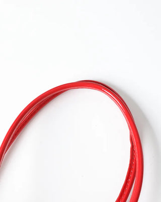 Enamel shoulder bag