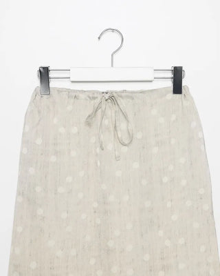 Polka dot midi skirt