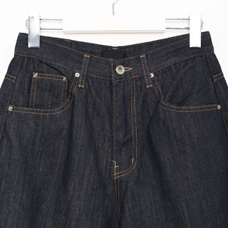 Pocket wide denim pants