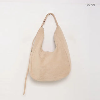 Strap Suede Shoulder Bag
