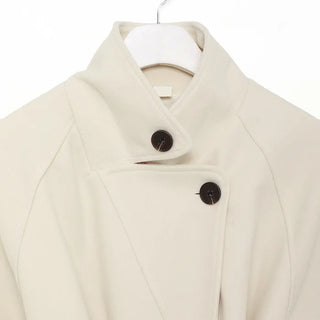 High-neck half coat