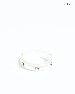 Cubic Point Gloss Ring