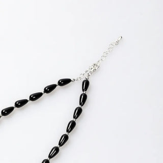 Polka Dot & Silver Ball Necklace