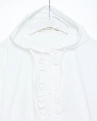 Frilled Hooded Blouse