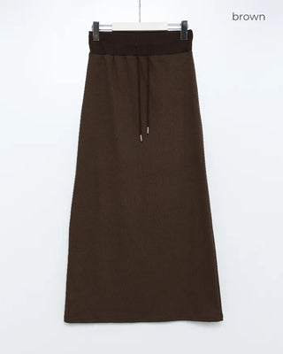 Maxi Banding Long Skirt