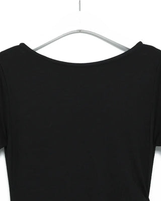 Waist Gathered Asymmetrical T-Shirt Dress