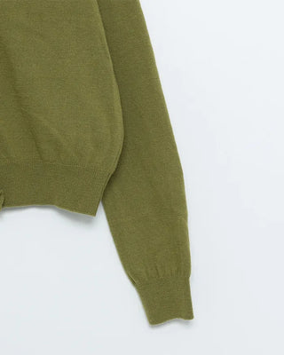 Frill V-neck cardigan