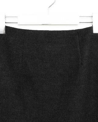 Simple wool midi skirt