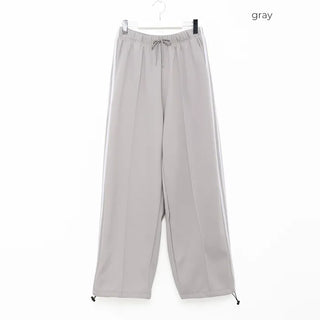 Center pleat jogger track pants