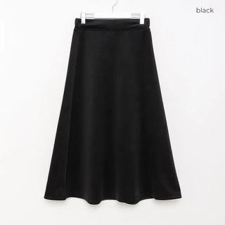 Banded long skirt