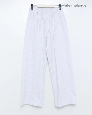 Pintuck Wide Sweatpants