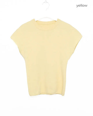 Slim short-sleeve knit