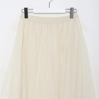 Chiffon flared skirt