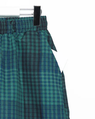 Checked Bermuda Pants
