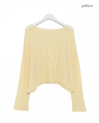 Wave sheer knit