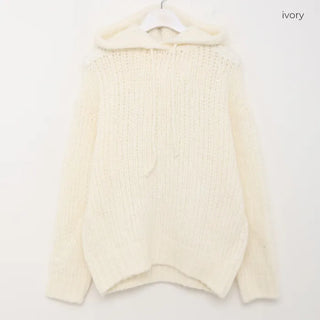 Alpaca wool parka knit
