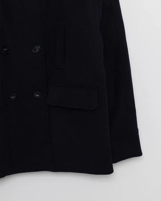 Double-breasted quilted coat