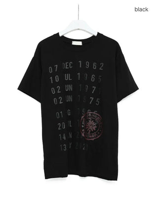 Stamp print T-shirt