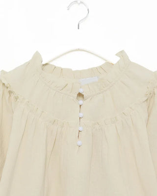 Neck frill blouse