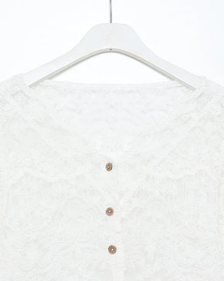 Lace sheer cardigan