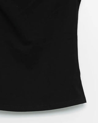 Asymmetrical Boat Neck Sleeveless T-Shirt