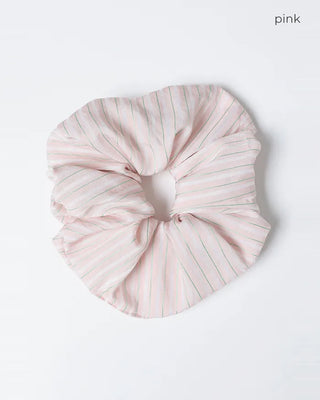 Striped hair scrunchie