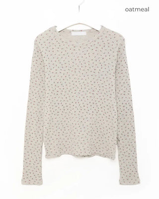 Waffle Long Sleeve Cut and Sew