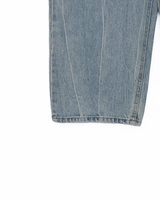 Wing Hip Painted Straight Denim Pants