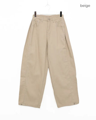 Side pintuck wide pants