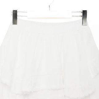 Asymmetrical mini skirt