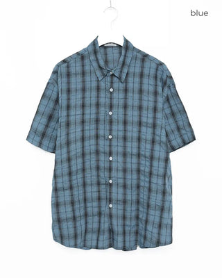 Tartan Check Half-Sleeve Shirt