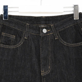 Stitch Point Wide Denim Pants