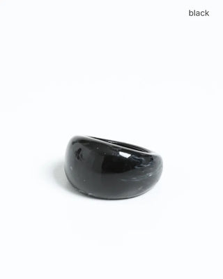 Matte Color Bold Arch Ring