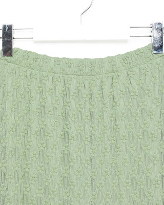 Embossed Banding Long Skirt