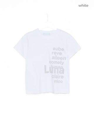Lettering Point Short-Sleeve T-Shirt