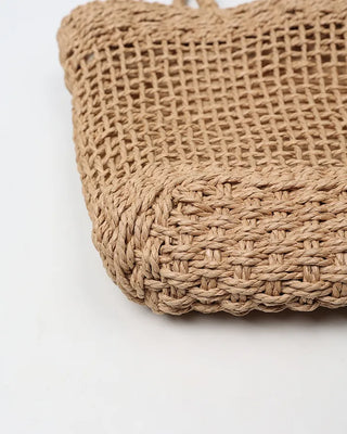Rattan Mesh Shoulder Bag