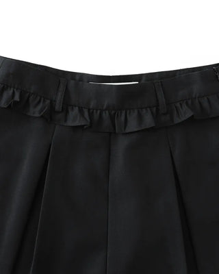 (ORIGINAL) Frill Pleated Shorts