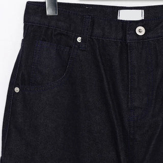 Non-faded engine denim