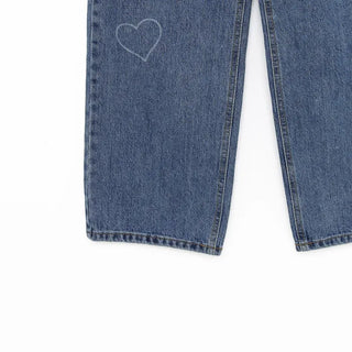 Heart Point Denim Pants