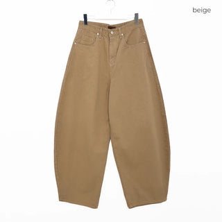 Cotton wide-leg pants
