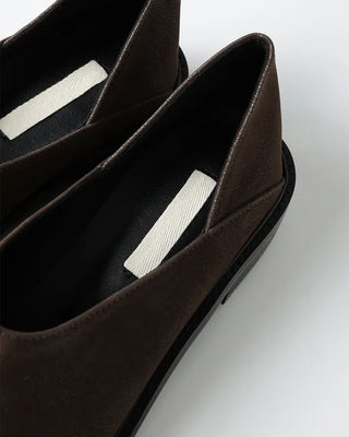 Square mule loafers
