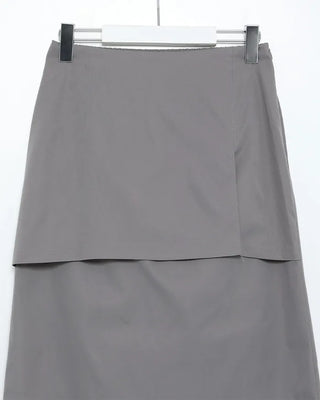 Layered long skirt