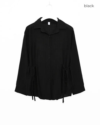 Tie Ribbon Oversized Shirt
