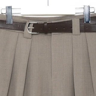 Belted trousers